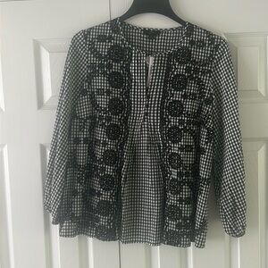 New never worn Jcrew gingham blouse